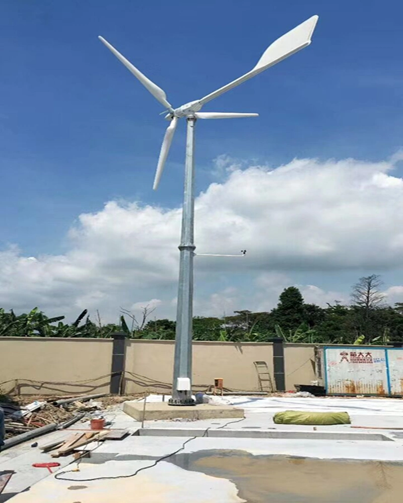 Application of 10kw Wind Turbine in Micro-Grid System with Wind, Solar Energy and Storage and Charging