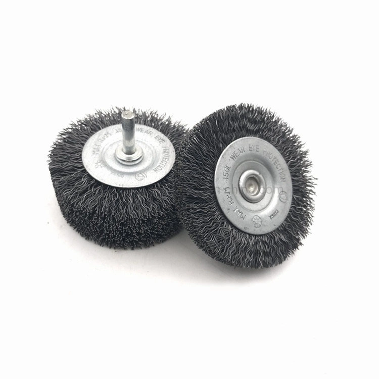 Black Steel Power Circular Steel Wire Wheel Brush