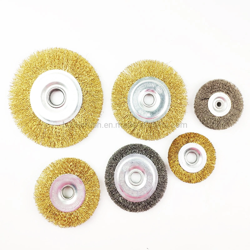 Metal Polishing Durable Rotary Brass Wheel Brush